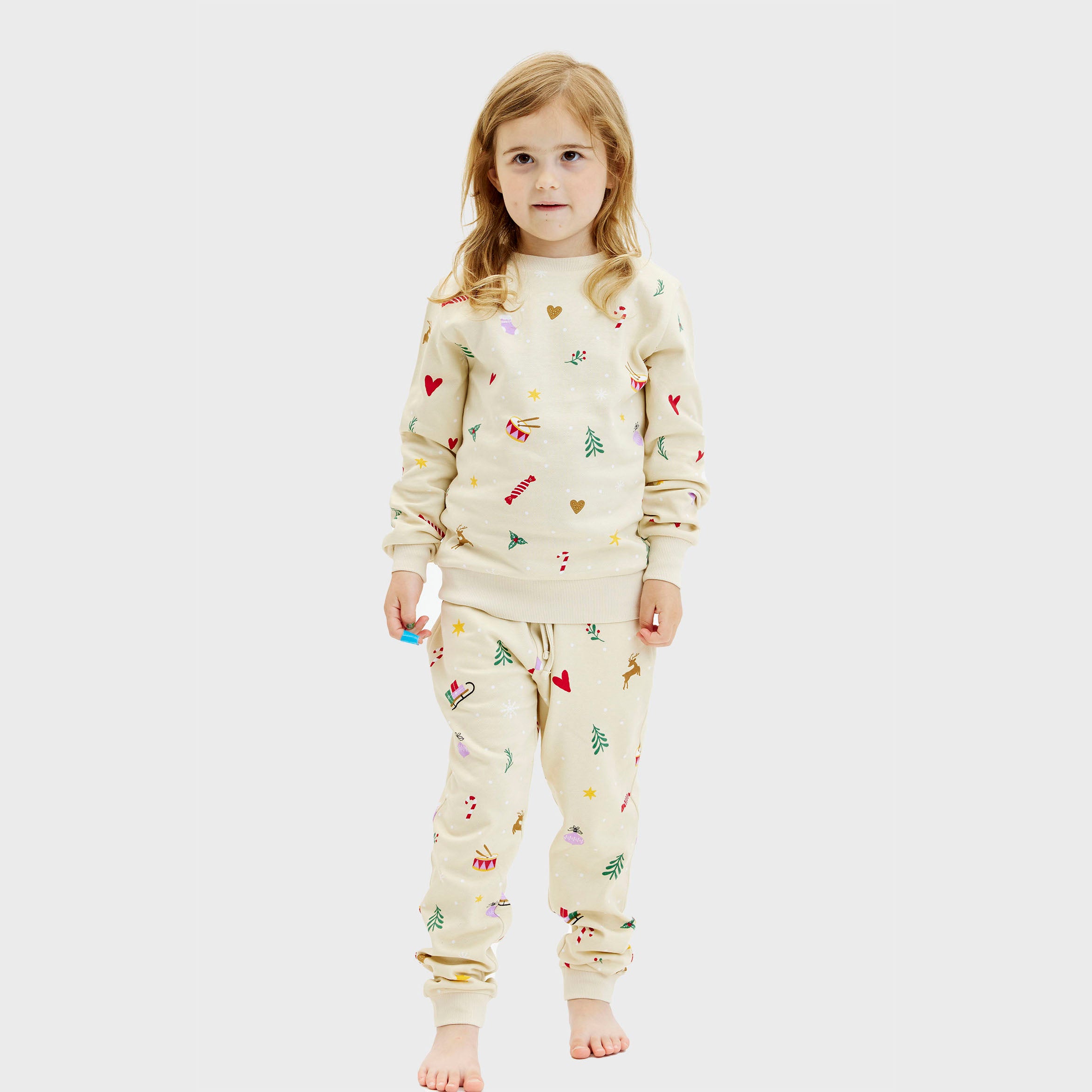 Sweatset beige - Kinder.